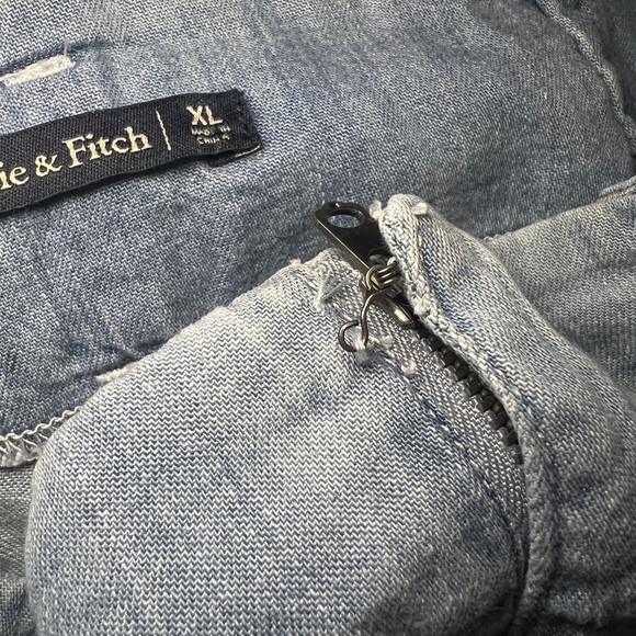 Cotten blend comfy shorts with tie belt from Abercrombie 🩵 - Picture 7 of 8